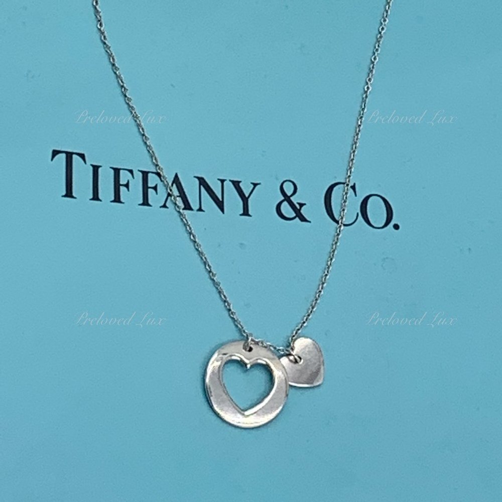 Authentic Tiffany & Co Silver Heart Necklace
